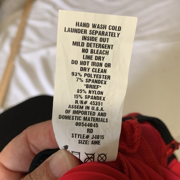 Curtain Call jazz tap dance dress full leotard bottom red stretch Lycra MEDIUM - Picture 11 of 11